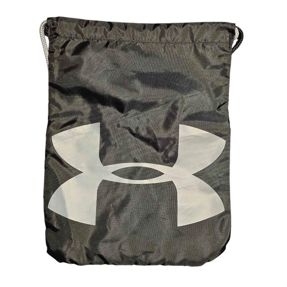 Under Armour Black and Gray Backpack with Drawstring Closure